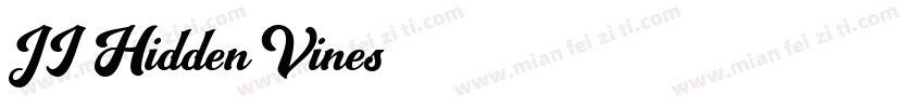 JI Hidden Vines字体转换